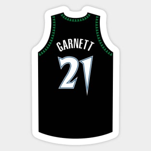 Kevin Garnett Minnesota Jersey Qiangy Sticker